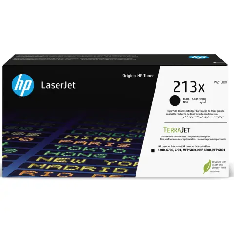 Toner HP 213X / W2130X Czarny do drukarek (Oryginalny) [9k]